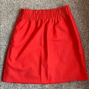 Size 0 red J. Crew skirt